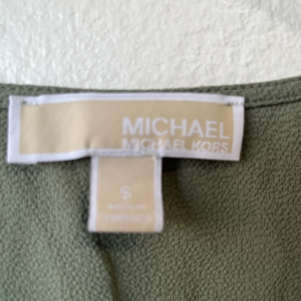 Michael Kors Sage Green olive Blouse